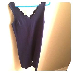 Navy scallop dress - NEVER WORN